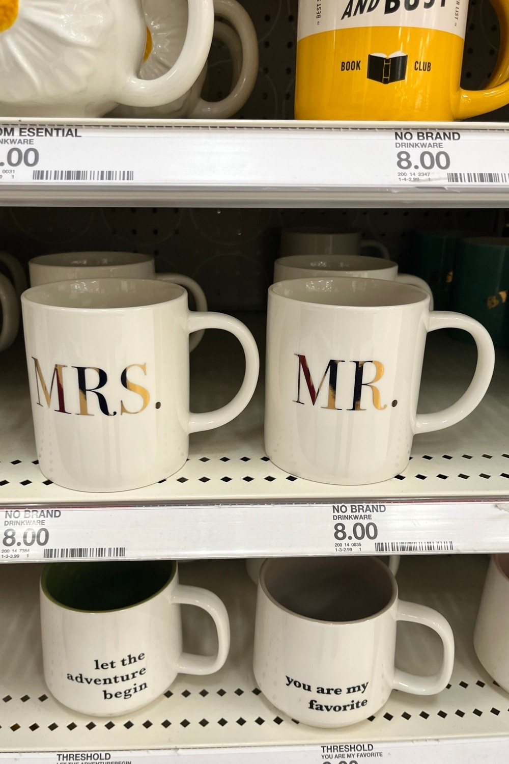 Mr and Mrs mugs @Target 

Engagement gift, wedding gift, bachelorette party gift, bride gift, gift for bride, bridal shower gift, couples gift, bride groom gift.

#LTKWedding #LTKSeasonal #LTKHome