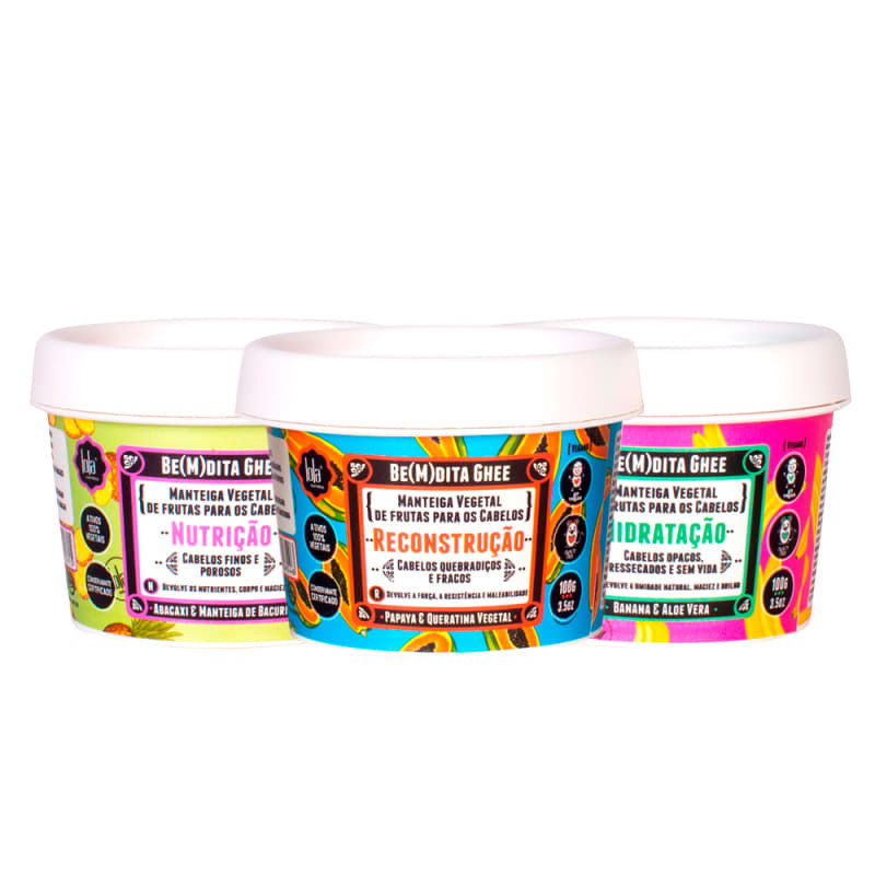 Kit Lola Cronograma Capilar Be(M)dita Ghee | Beleza na Web | Beleza Na Web (BR)