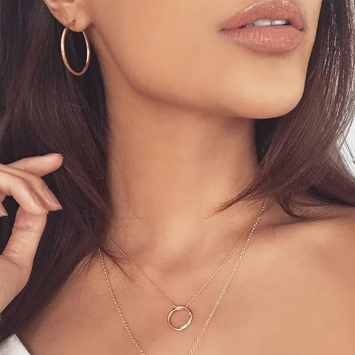 2mm Sterling Silver Big Hoop Earrings For Women Sterling Silver Hoop Earrings Large Silver Hoop E... | Amazon (US)