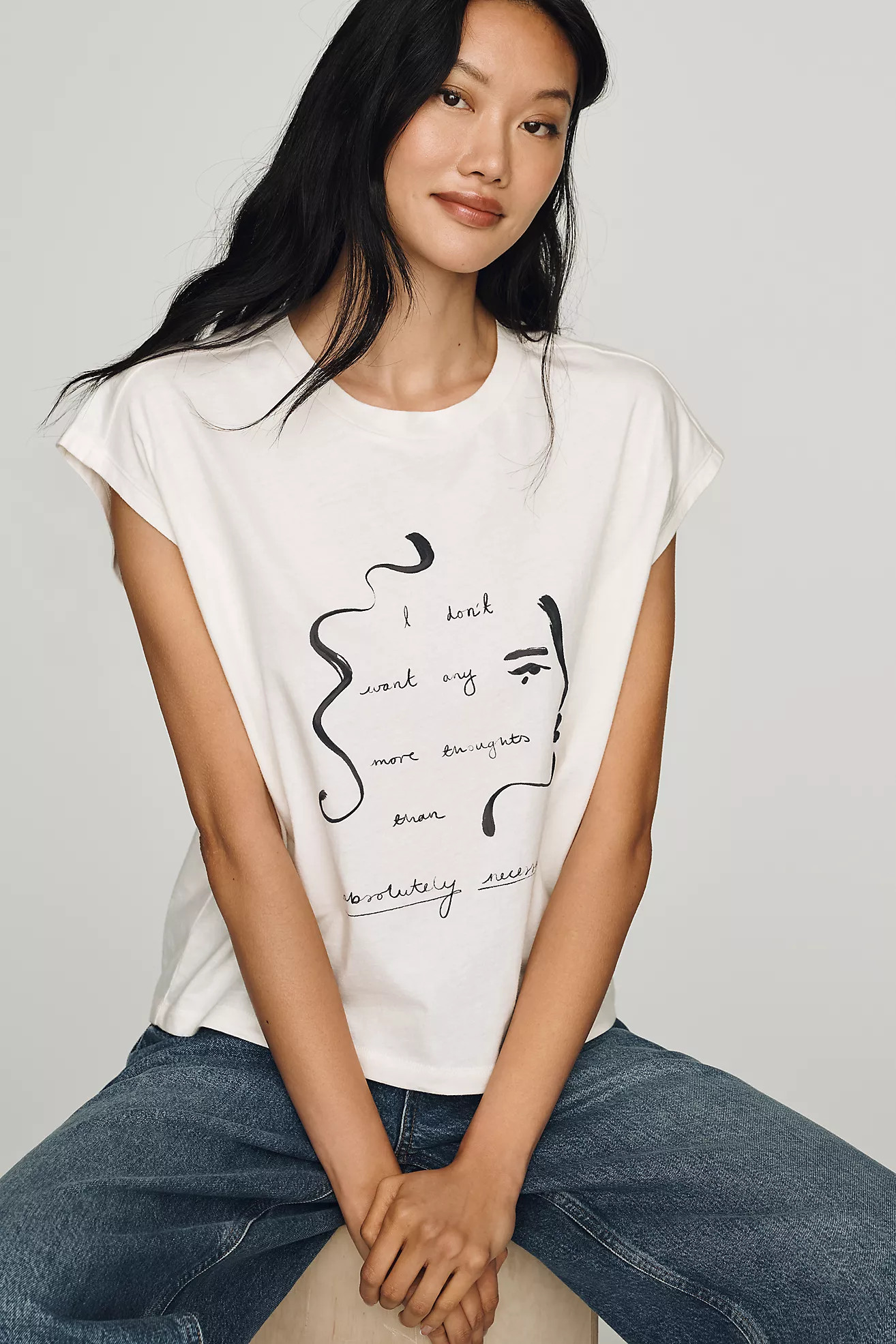 By Anthropologie Cotton Tee by Kit Agar | Anthropologie (US)