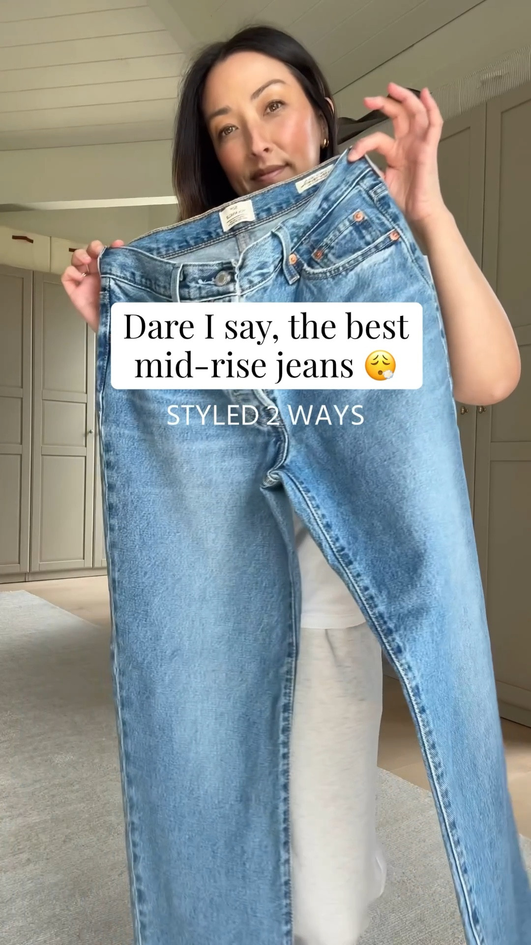 Probably my favorite mid-rise jeans. And at a great price! No hemming needed for petites. Straight slouch. 

Look 1
Quince cotton sweater small
Levi’s 90’s Crop 25
Everlane tee medium
Tkees phoebe sandals 5
Mansur Gavriel bag - old
Celine sunglasses 
Quince earrings
Dorsey James necklace 15"

Look 2
Tuckernuck tee xs
Levi’s 90’s Crop 25
Beek sandals 5 - old
J.crew tote
Jenni Kayne hat

#LTKmomlife #LTKPetite