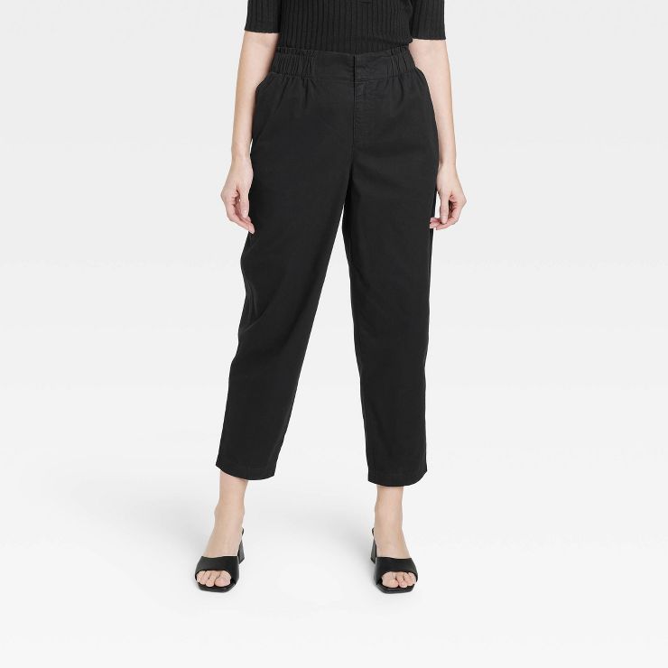 Women's High-Rise Tapered Ankle Chino Pants - A New Day™ | Target
