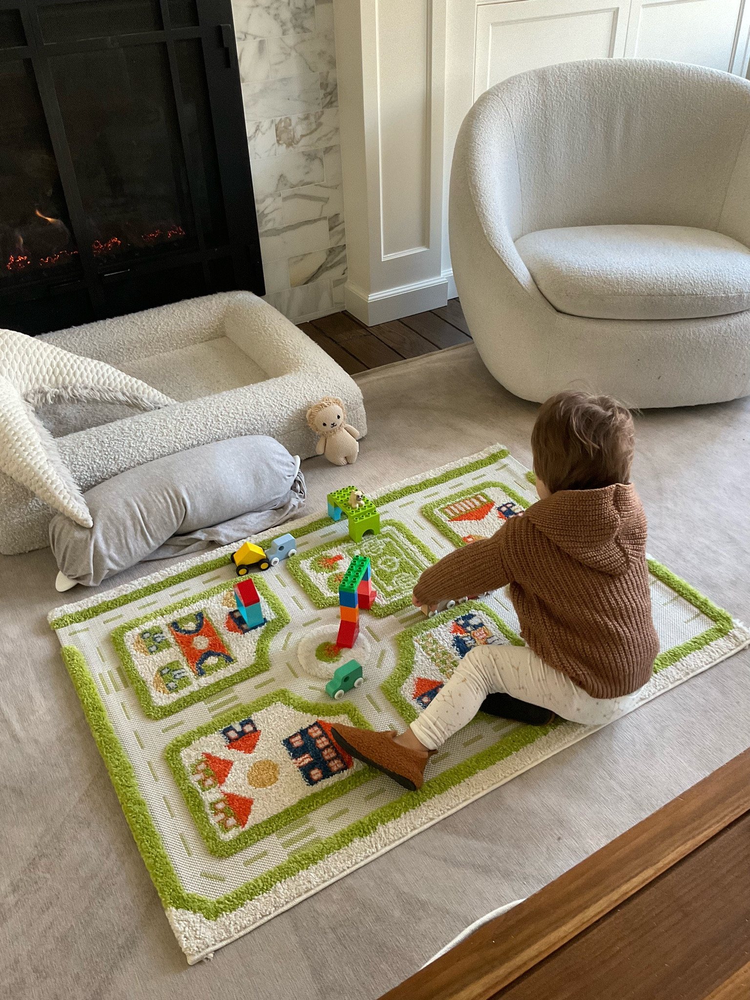 Mornings with our road rug 

#LTKfamily #LTKfindsunder100 #LTKkids