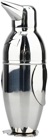 Penguin Cocktail Shaker with Strainer, Bar Essentials, Bartender Shaker and Strainer Set, Stainle... | Amazon (US)
