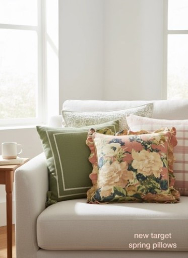 New Target spring pillows are so cute right now 🌿

Loving the soft florals, sage green, and pretty plaid mixed together — such an easy way to freshen up a couch, chair, or bedroom for spring without changing the whole room. These colors feel cozy but still light and seasonal.

Linked my favorite Target spring pillow finds here 🤍

#LTKHome #TargetFinds #SpringDecor #HomeDecor #PillowCombo

#LTKHome