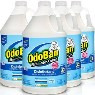 1 Gal. Fresh Linen Disinfectant and Odor Eliminator, Fabric Freshener, Mold Control, Multi-Purpose Concentrate (4-Pack) | The Home Depot