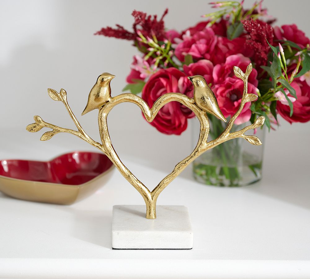 Brass Bird Heart Object | Pottery Barn (US)