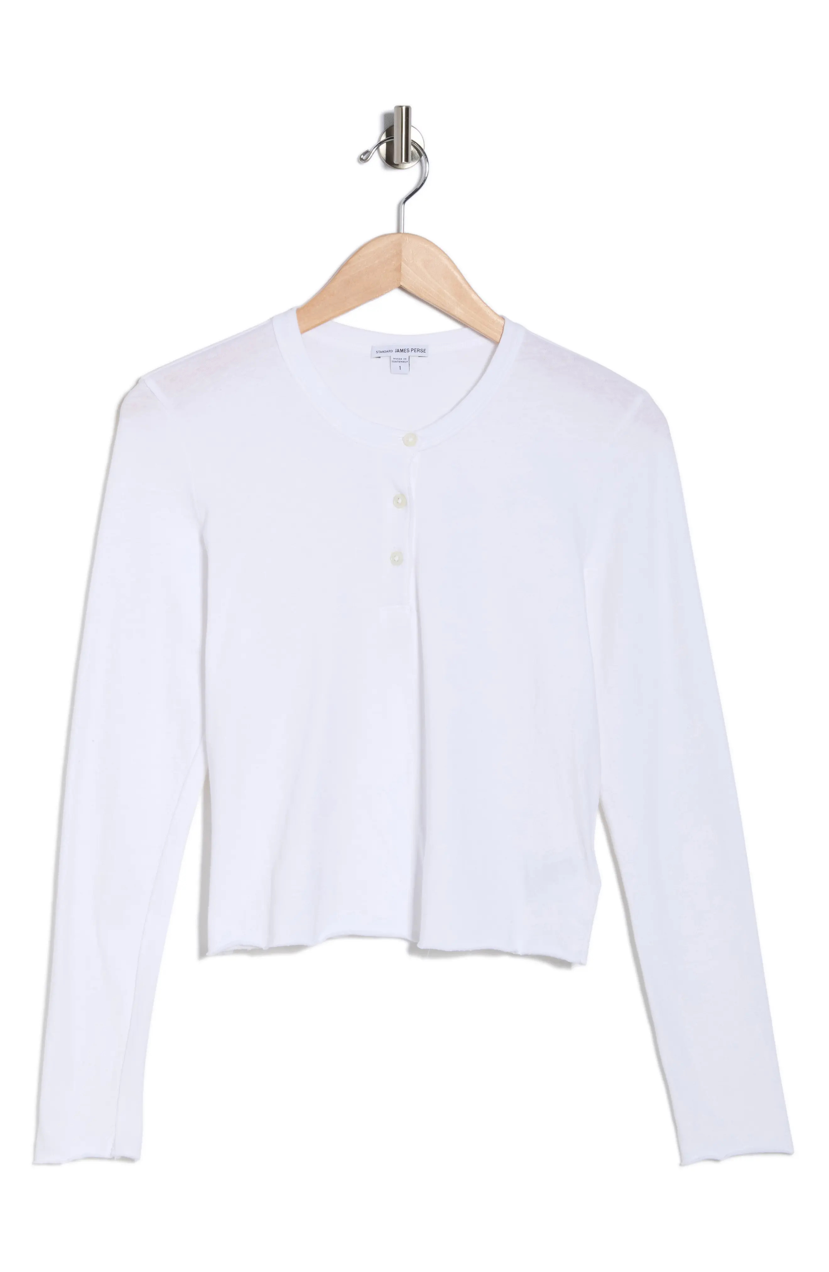 Shrunken Cotton Henley Top (Women) | Nordstromrack | Nordstrom Rack
