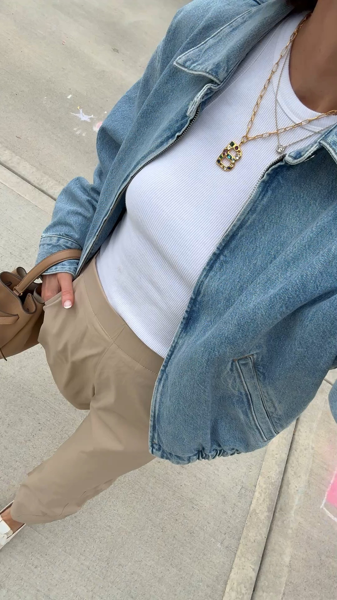 These pants are so good! $30 and just like the designer version for $275. I'm wearing size small and I'm 5'7 these fit tts
