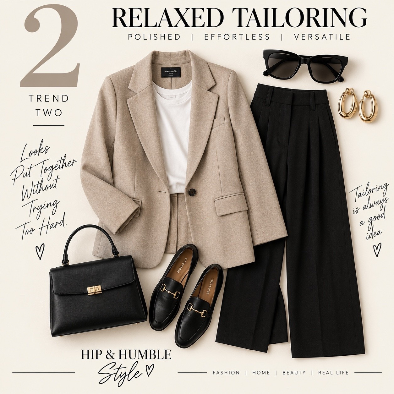 Classic and chic outfit for fall- teacher outfit, classic outfit inspo, black dress pants , neutral blazer , penny loafers

#LTKootd #LTKWorkwear #LTKSeasonal