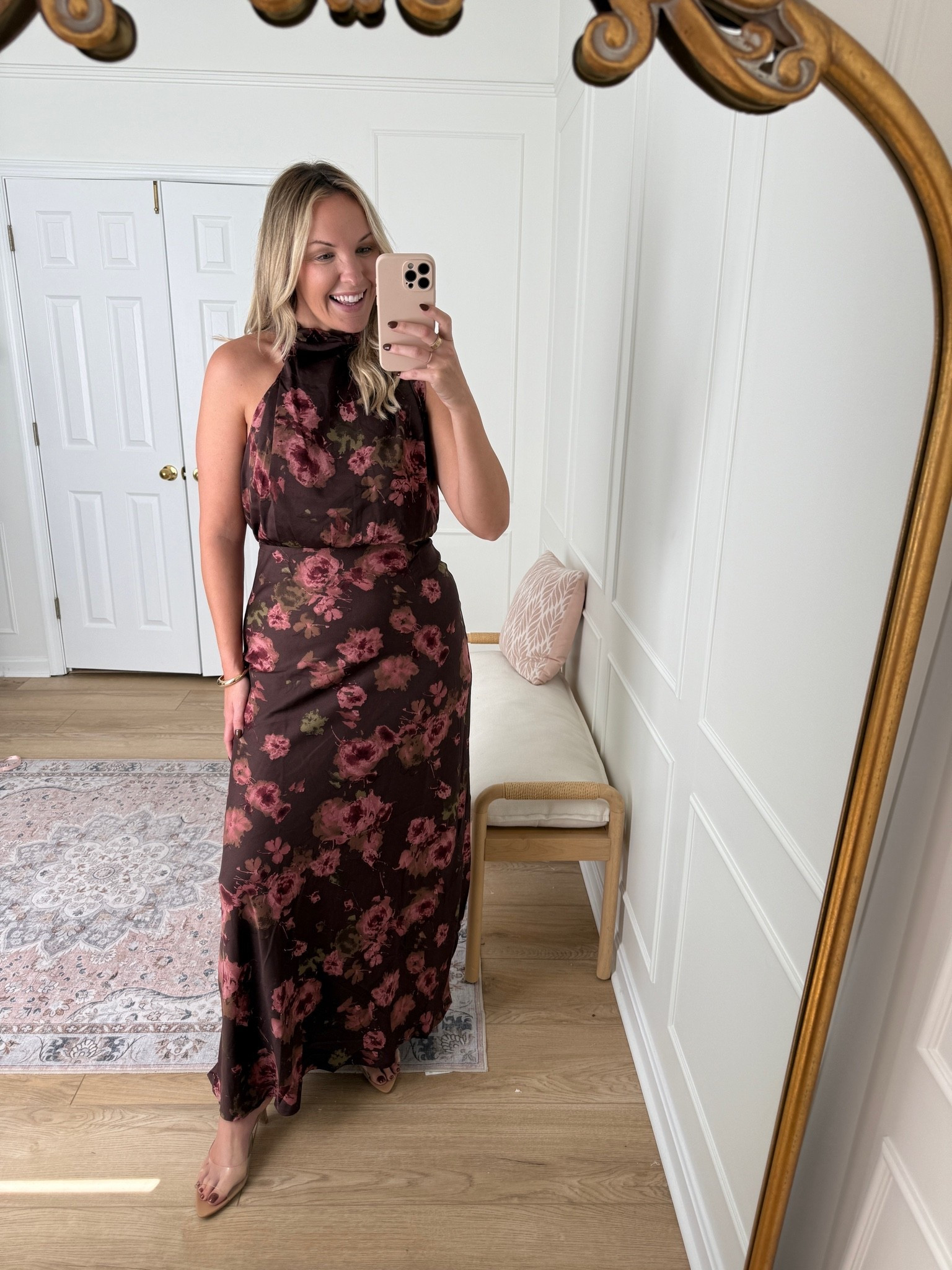 Fall wedding guest dress - wearing a large

#LTKSeasonal #LTKMidsize #LTKWedding
