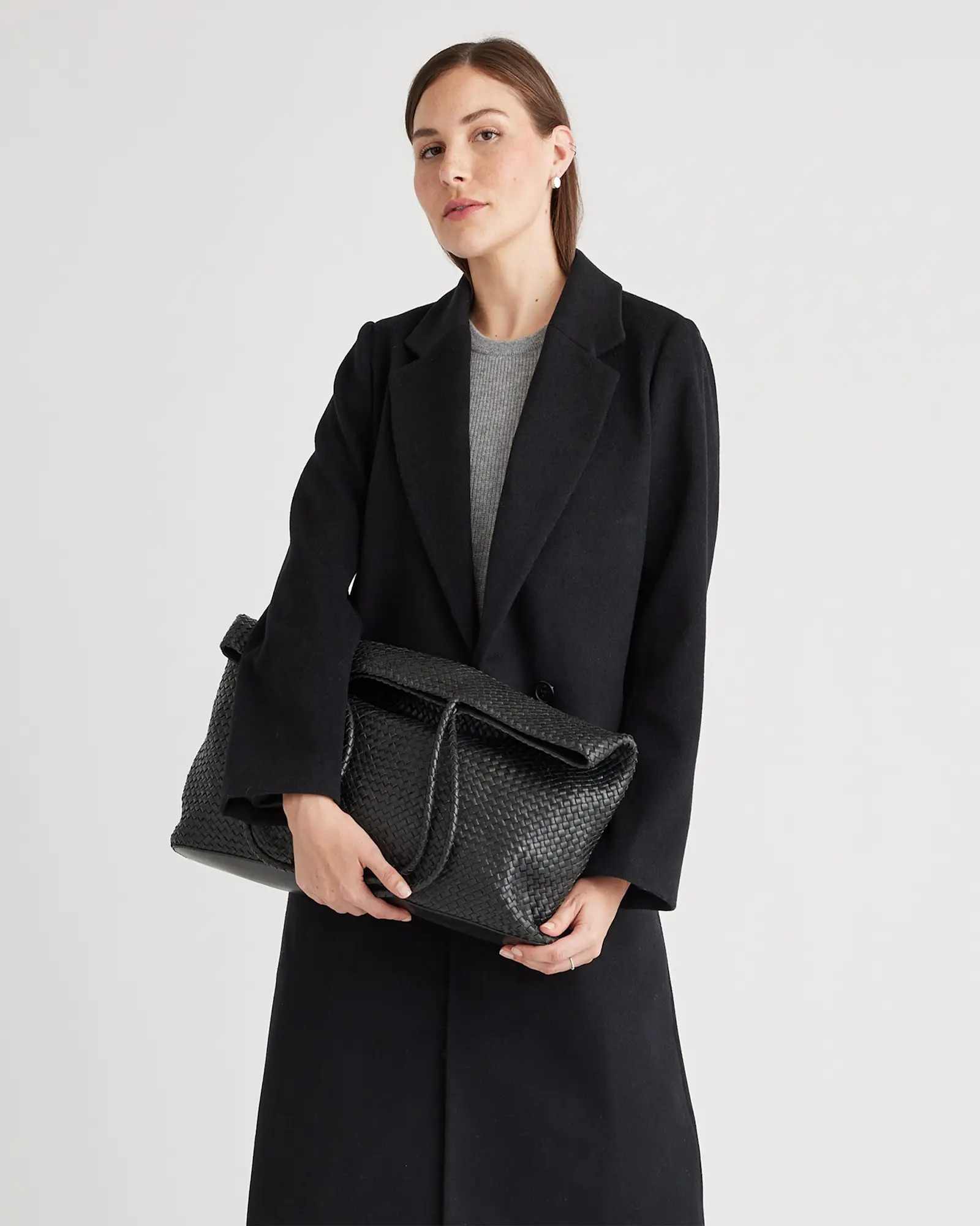 Italian Wool Classic Single-Breasted Coat | Quince