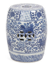 13x17 Twisted Lotus Kirin Stool | TJ Maxx