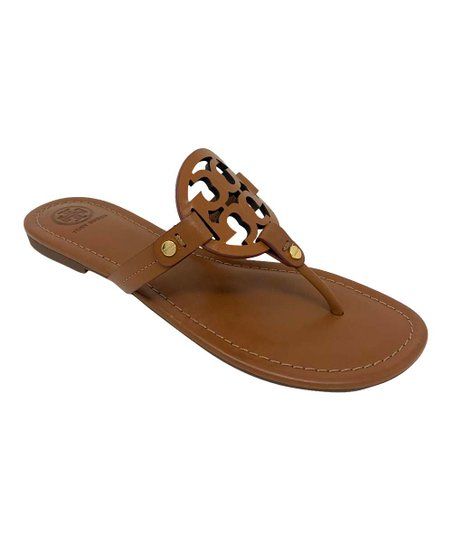Brown Miller Leather Sandal - Women | Zulily