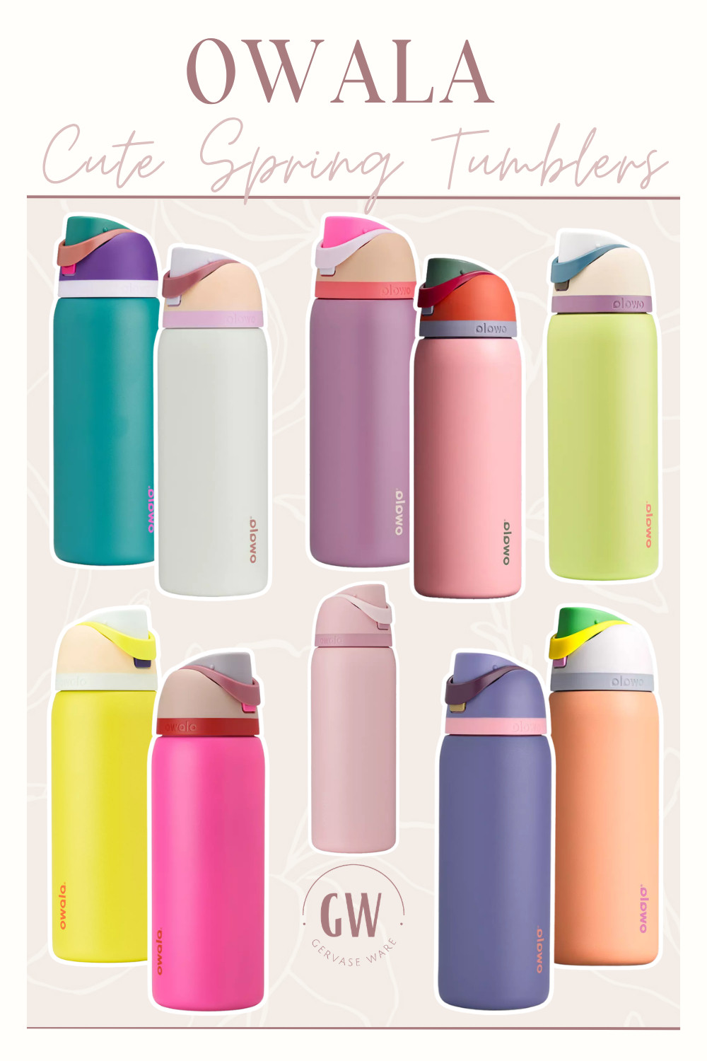 Owala cute spring tumblers 🌸✨ These are too cute not to grab! 

 #LTKfitnessgoals #LTKActive #LTKWorkwear