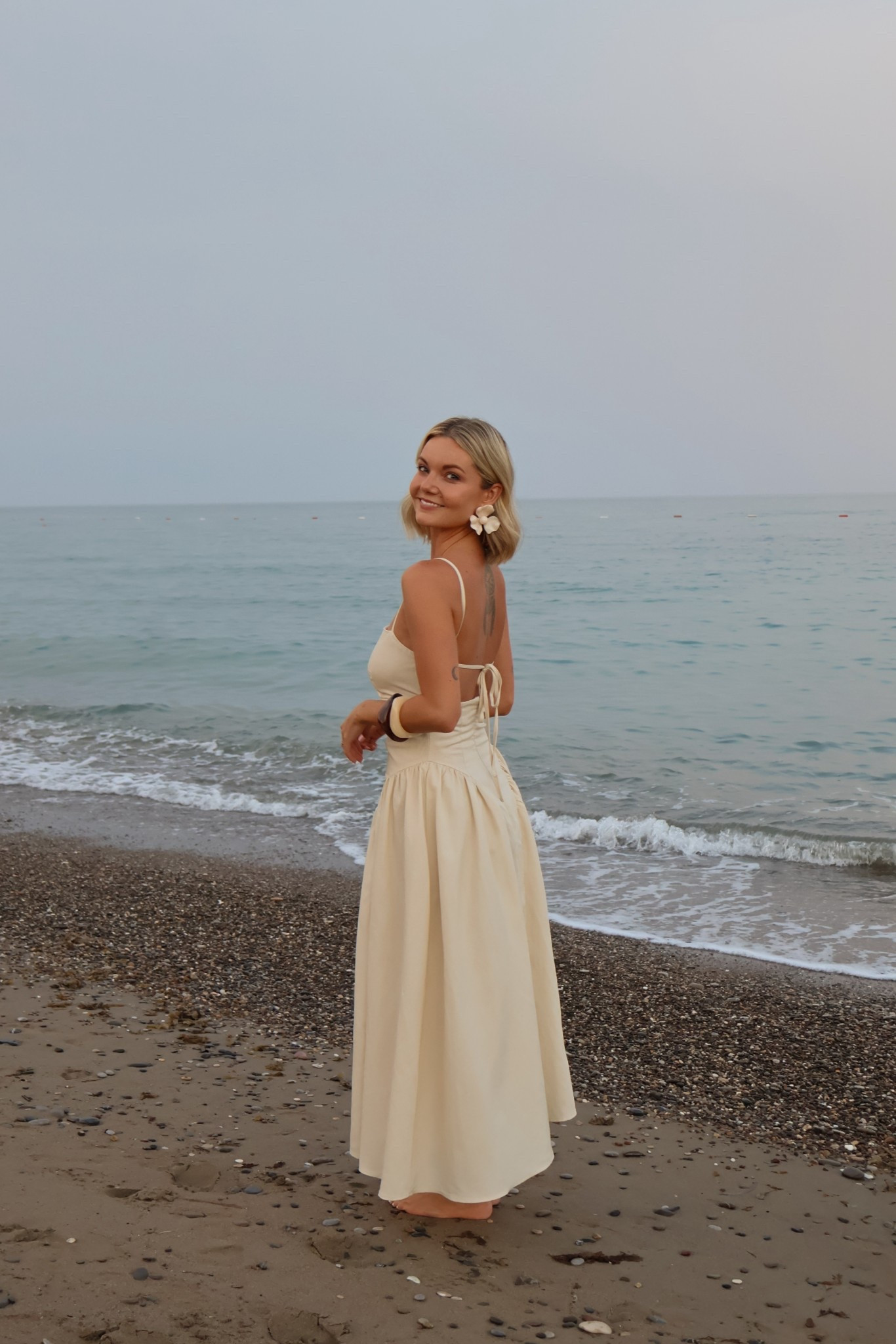 ‘Let’s go to the beach on the way to dinner’ 🍨 swipe to the end for some film shots 
.
.
 #butteryellow #holidayoutfit #holidaystyle #summerdress 

#LTKAroundTheWorld #LTKeurope #LTKsummer