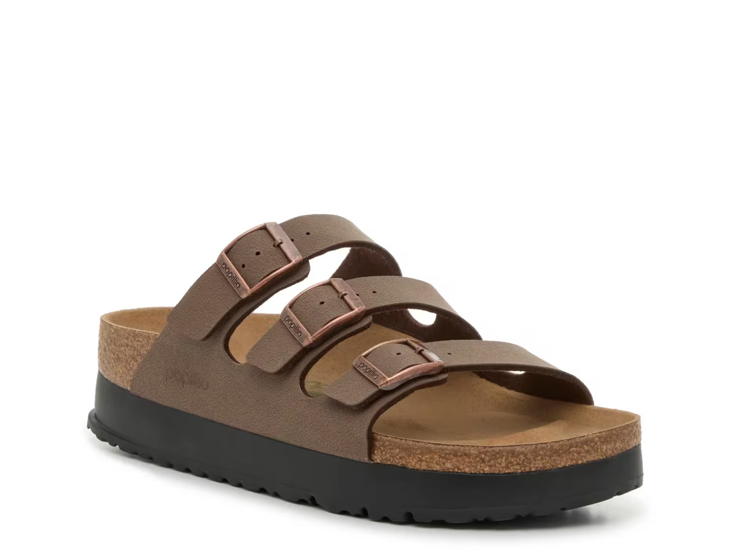 Birkenstock Papillio by Birkenstock Florida Platform Sandal | Women's | Dark Brown | Size EU 36 / US Womens 5-5.5 / Mens 3-3.5 | Sandals | Footbed | DSW