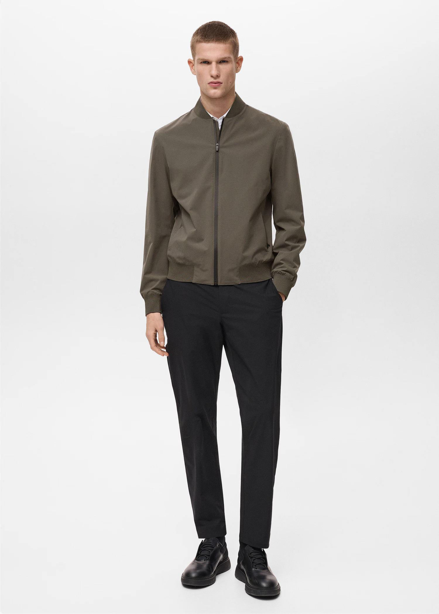 Waterproof bomber with COOLMAX® technology - Men | MANGO USA | Mango (US/MX/AU)