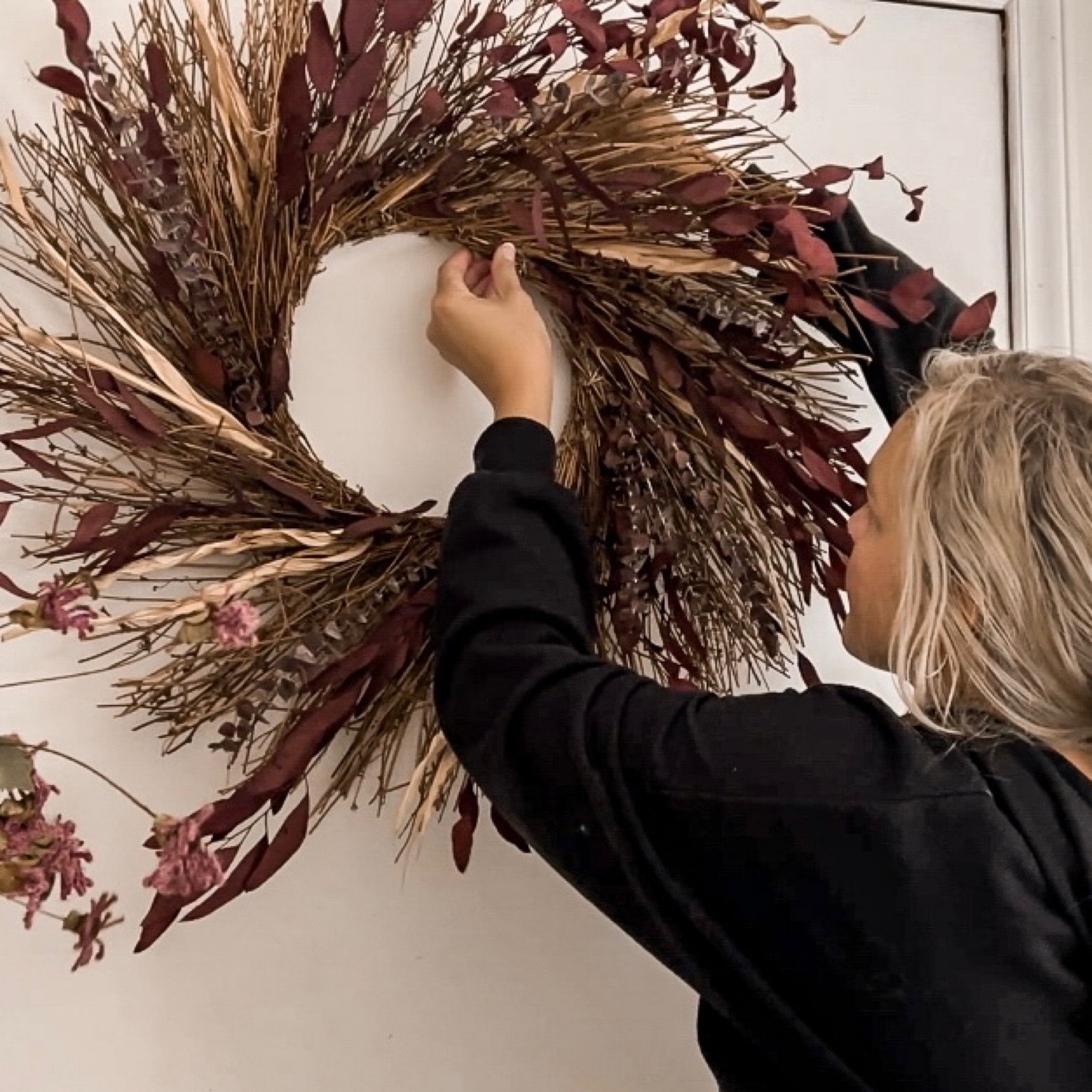 Make your own fall eucalyptus wreath! 

Here’s the materials I used to easily create this simple but beautiful fall wreath. I thrifted my wreath base but I linked some affordable base options that you can use too!

#LTKSeasonal #LTKunder50 #LTKunder100