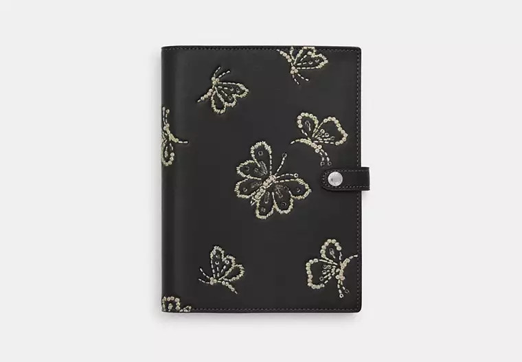 Notebook With Butterfly Print | Coach Outlet US