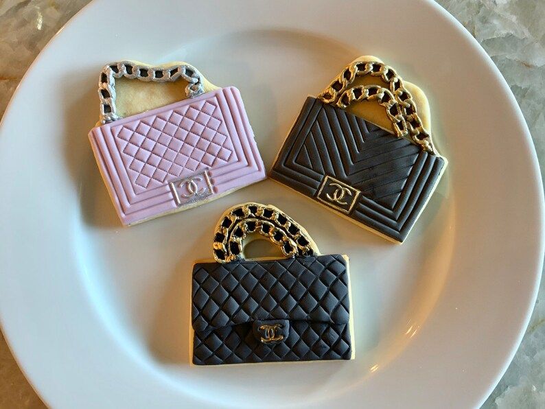 Miniature Designer Inspired Handbag Cookies Customized | Etsy | Etsy (US)