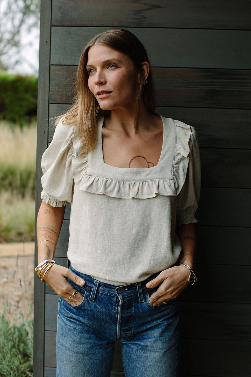 Linen Dorothy Top | Rachel Pally