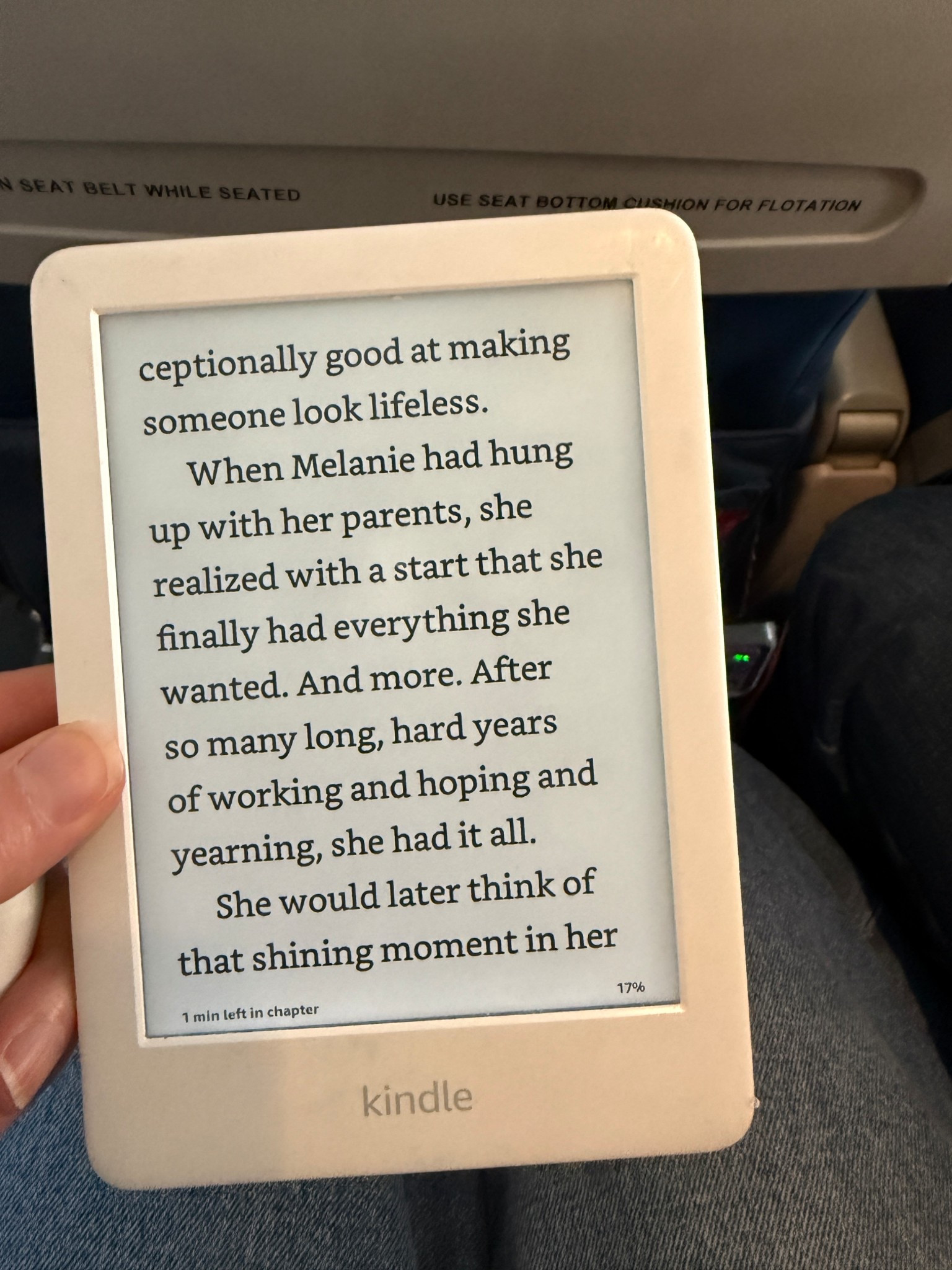 Reading a book from one of my favorite authors Susan Meissner while flying home 

#LTKdayinmylife #LTKOver40 #LTKTravel
