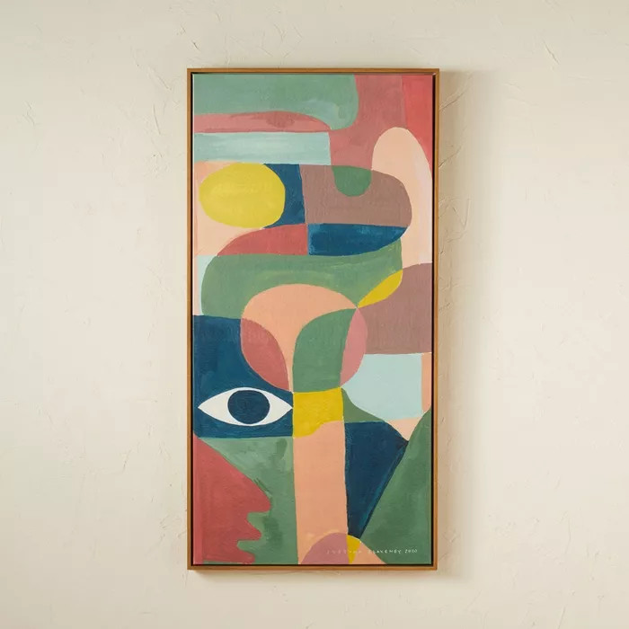 18" x 36" Curvy Framed Wall Art - Opalhouse™ designed with Jungalow™ | Target