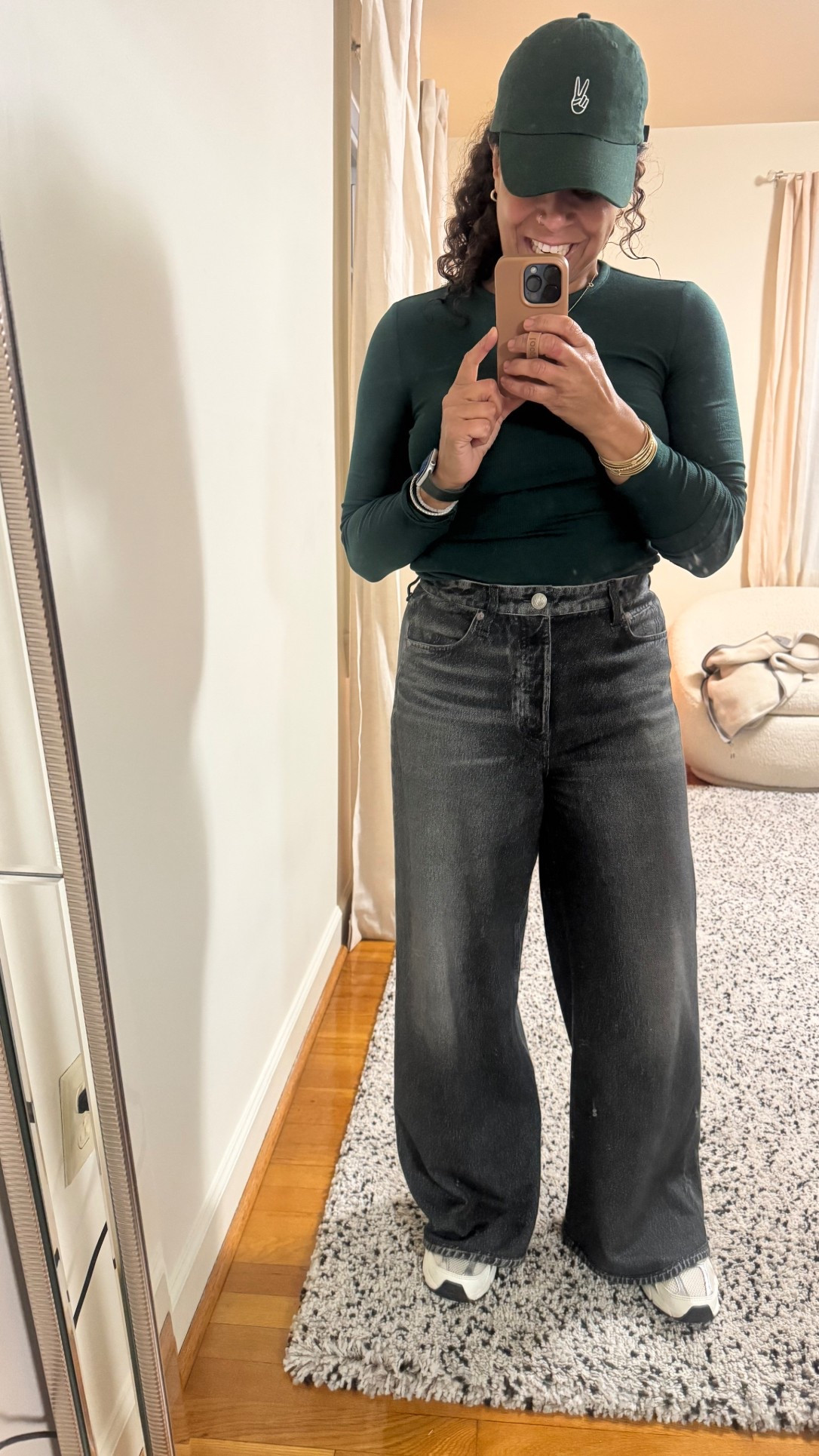 Loving all things from @nuuds 
This long sleeve tee is so good. I love to wear it under a sweater or on its own. 
@ragandbone denim/ sweatpants you choose. I’m wearing my true size and they run slightly big, but still so comfy and perfect.  I will also link a few other items I also own and love.♥️ Tts

#LTKdayinmylife #LTKFindsUnder100
