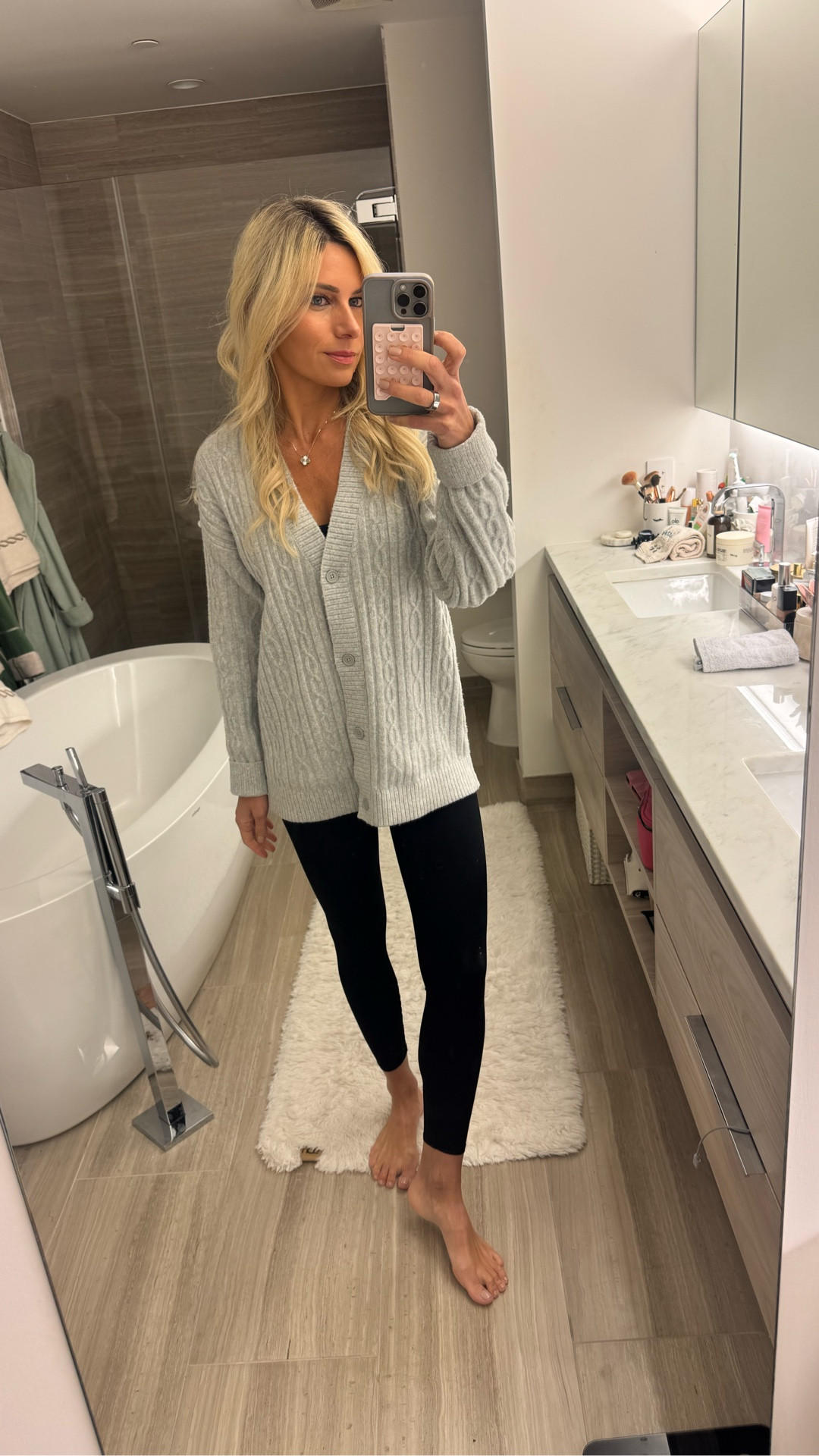 Love this cable knit cardigan. Another Alo favorite 🤍

#LTKCyberWeek #LTKGiftGuide #LTKmomlife