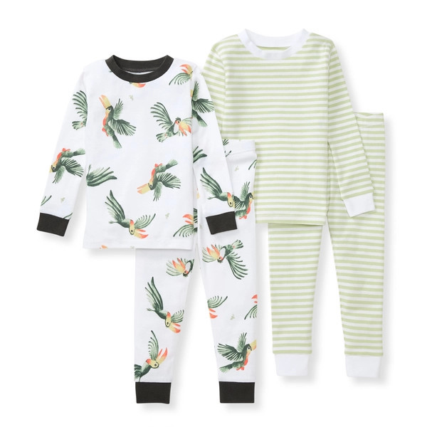 Toucan Organic Toddler Pajamas - 2 Pack | Burts Bees Baby