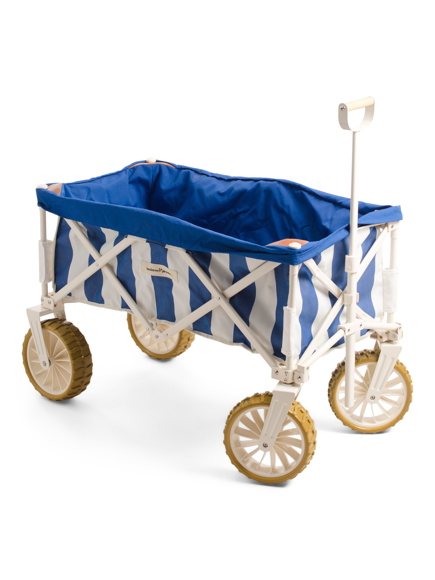 38in Crew Striped Folding Beach Cart Wagon | Marshalls