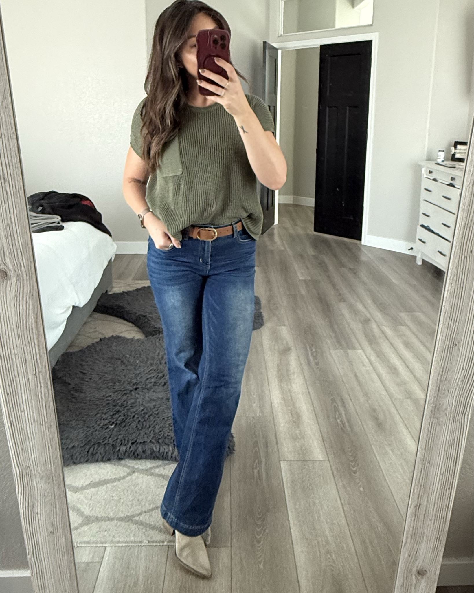 I'm head to toe ready for fall and so excited for the fall colors this year. Give me all the greens, browns, and deep wine reds! 

#LTKFallSale #LTKStyleTip #LTKSeasonal