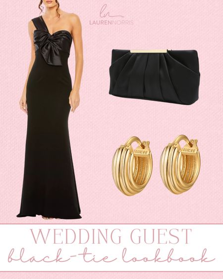 A black dress for a black-tie wedding 🤍👰🏼‍♀️

#LTKWedding