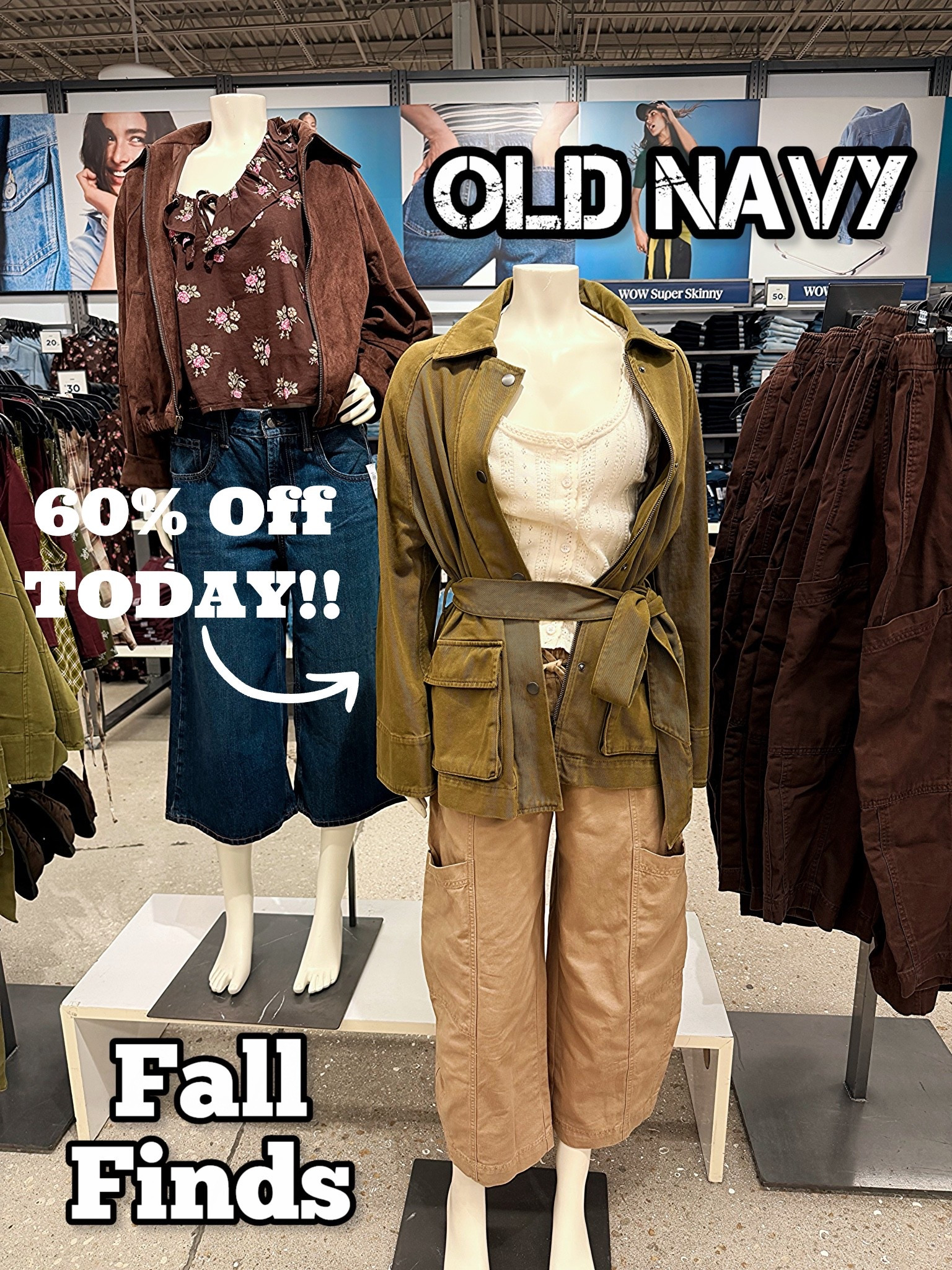 TODAY ONLY - You can score your to 60% Off fall favorites from Old Navy! Get ready for the season with these great deals! 🍂

Fall outfits, fall jackets, fall concert outfits, fall work outfit, fall sales

#LTKootd #LTKSeasonal #LTKWorkwear