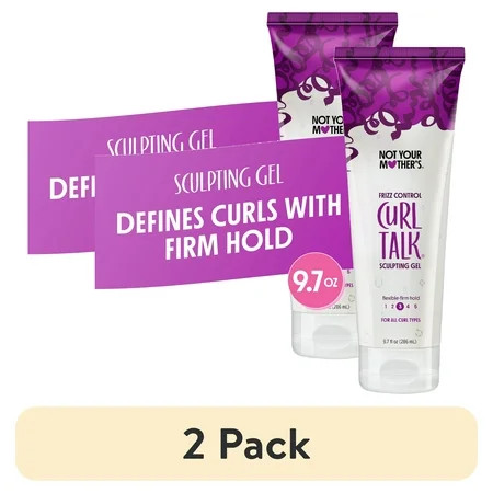 (2 pack) Not Your Mother's Curl Talk Sculpting Gel, 9.7 fl oz | Walmart (US)