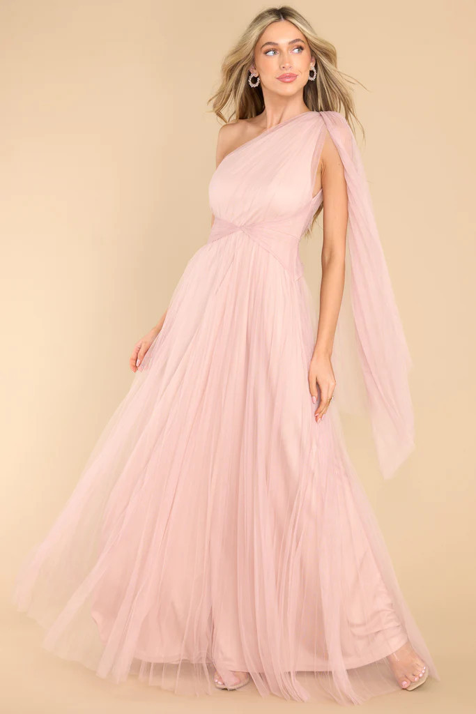 Divine Intuition Blush Maxi Dress | Red Dress 