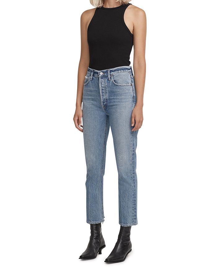 Riley Cropped Straight Jeans in Emulsion | Bloomingdale's (US)