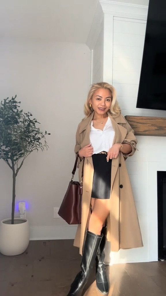 Here is the second way you can style this skort. This time with a button down and a trench. These knee high boots are AMAZING and i got them from Cider #falloutfitinspo #chicfallfashion #dailyfallfashion 

Chic fall fashion, fall fashion, chic fashion, chic outfits, chic fall fashion, French inspired fashion, trench coat fall, knee high boots fall

#LTKStyleTip #LTKSeasonal