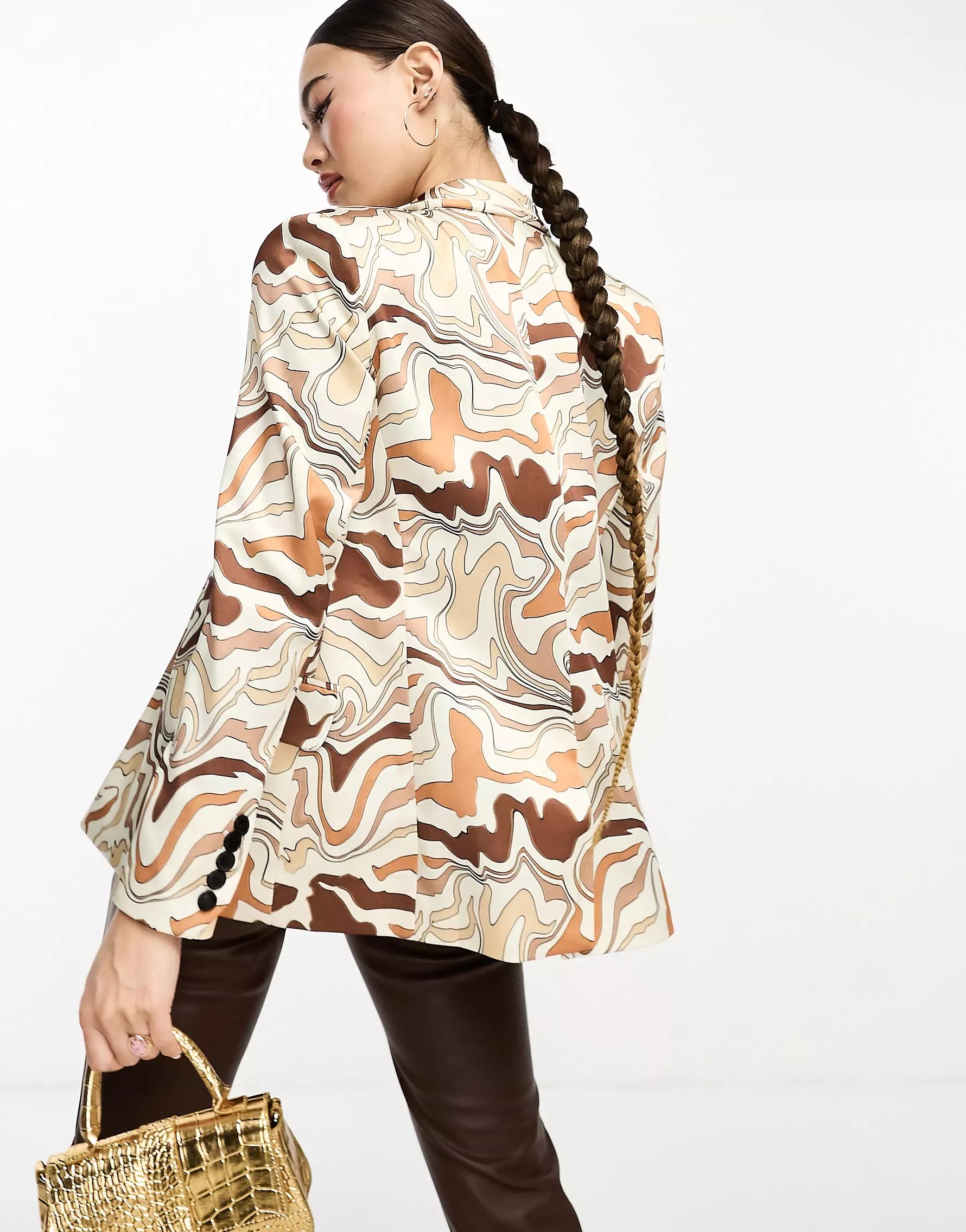 Twisted Tailor camo suit jacket in beige | ASOS | ASOS (Global)