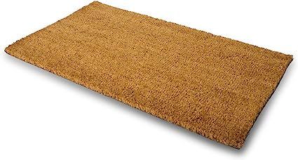 Pure Coco Coir Doormat with Heavy-Duty PVC Backing - Natural - Size: 17-Inches x 30-Inches - Pile... | Amazon (US)