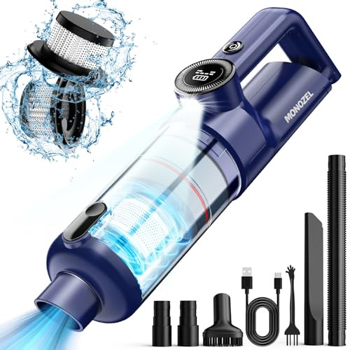 Handheld Vacuum Cordless - Car Vacuum Cleaner with Brushless Motor, 15000Pa Strong Suction Vacuum... | Amazon (US)