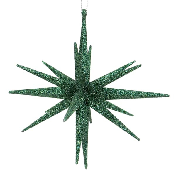 Green Starburst Ornament, 6" | At Home