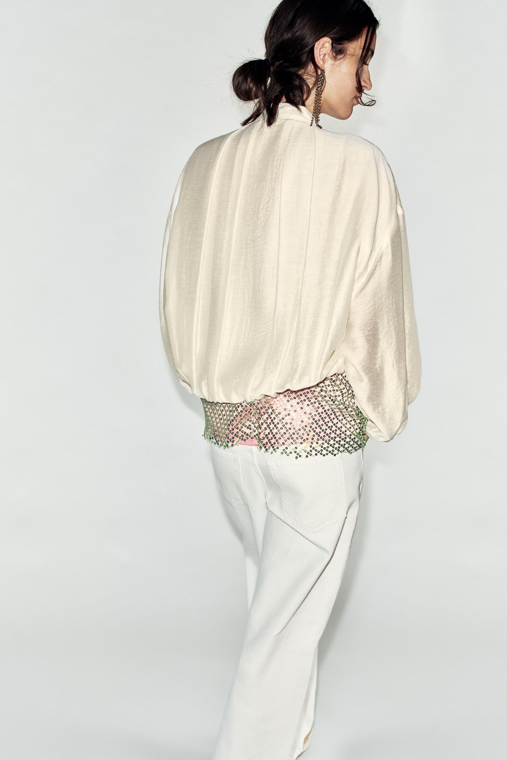PLEATED BOMBER JACKET | Zara US