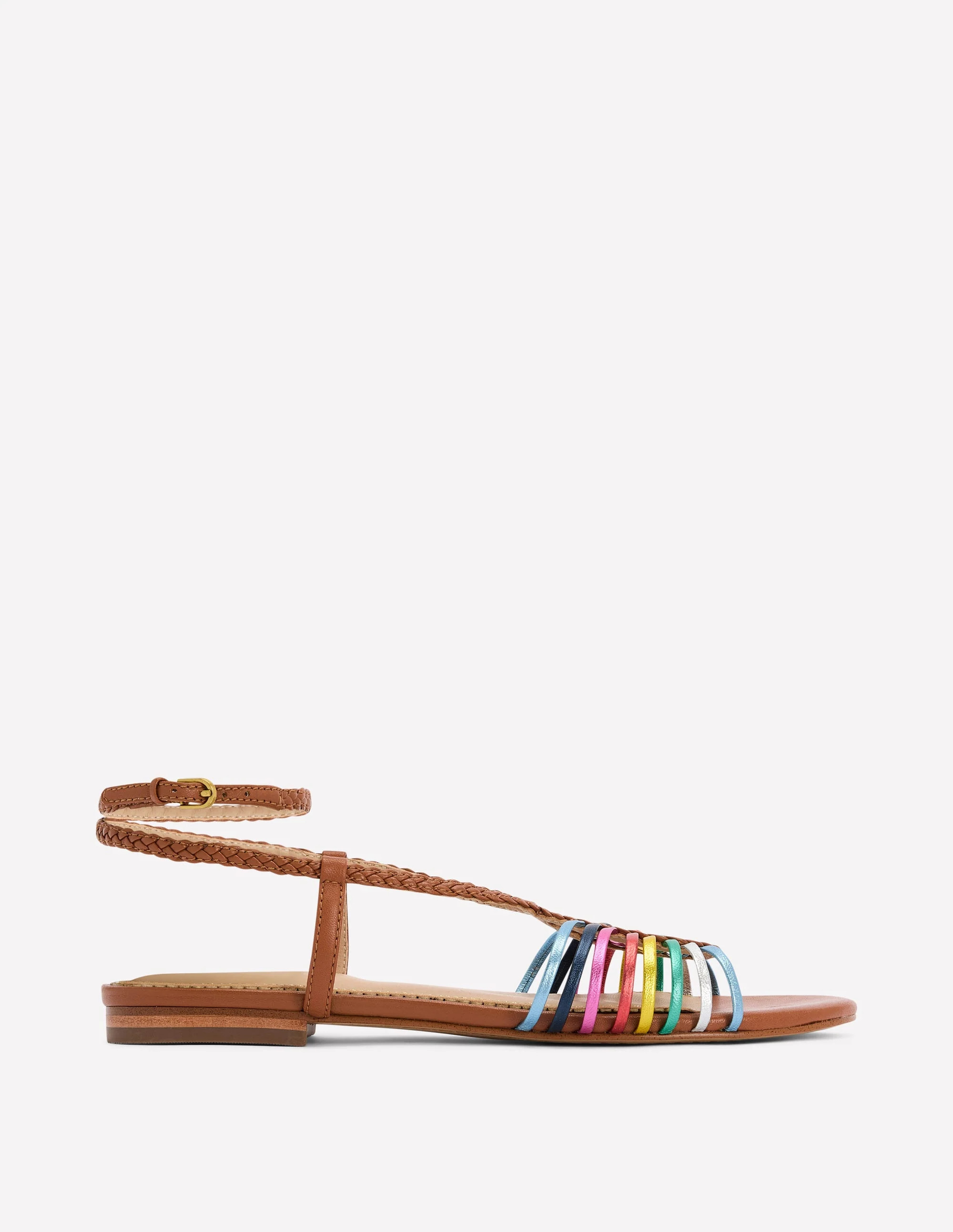 Multi Strap Flat Sandal-Multi | Boden (US)
