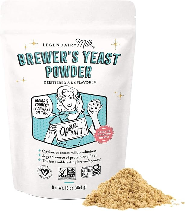 Legendairy Milk Brewer's Yeast Powder for Lactation Cookies (16oz) - Increase Breast Milk Supply ... | Amazon (US)