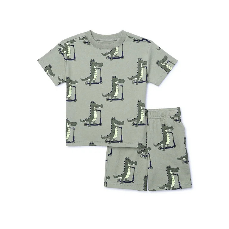 Garanimals Toddler Boy Print Jersey Outfit Set, Sizes 12M-5T - Walmart.com | Walmart (US)
