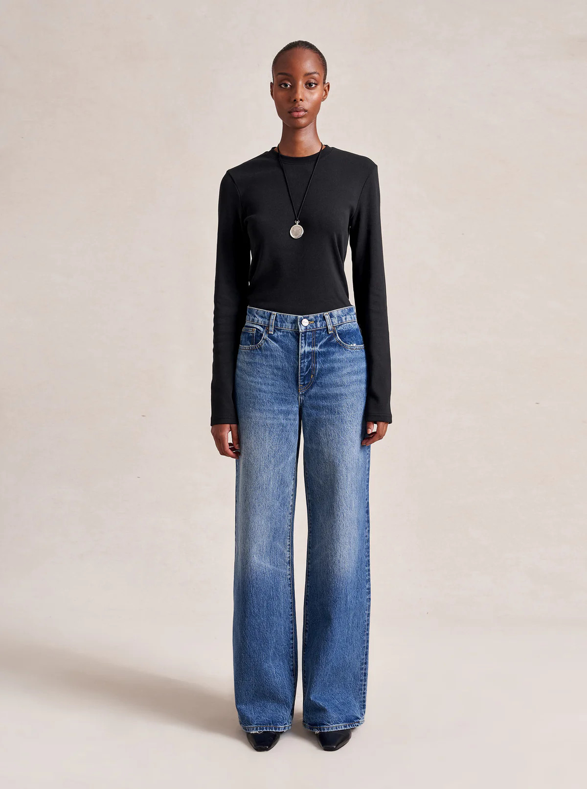 Isadora High-Rise Wide-Leg Jean | La Ligne