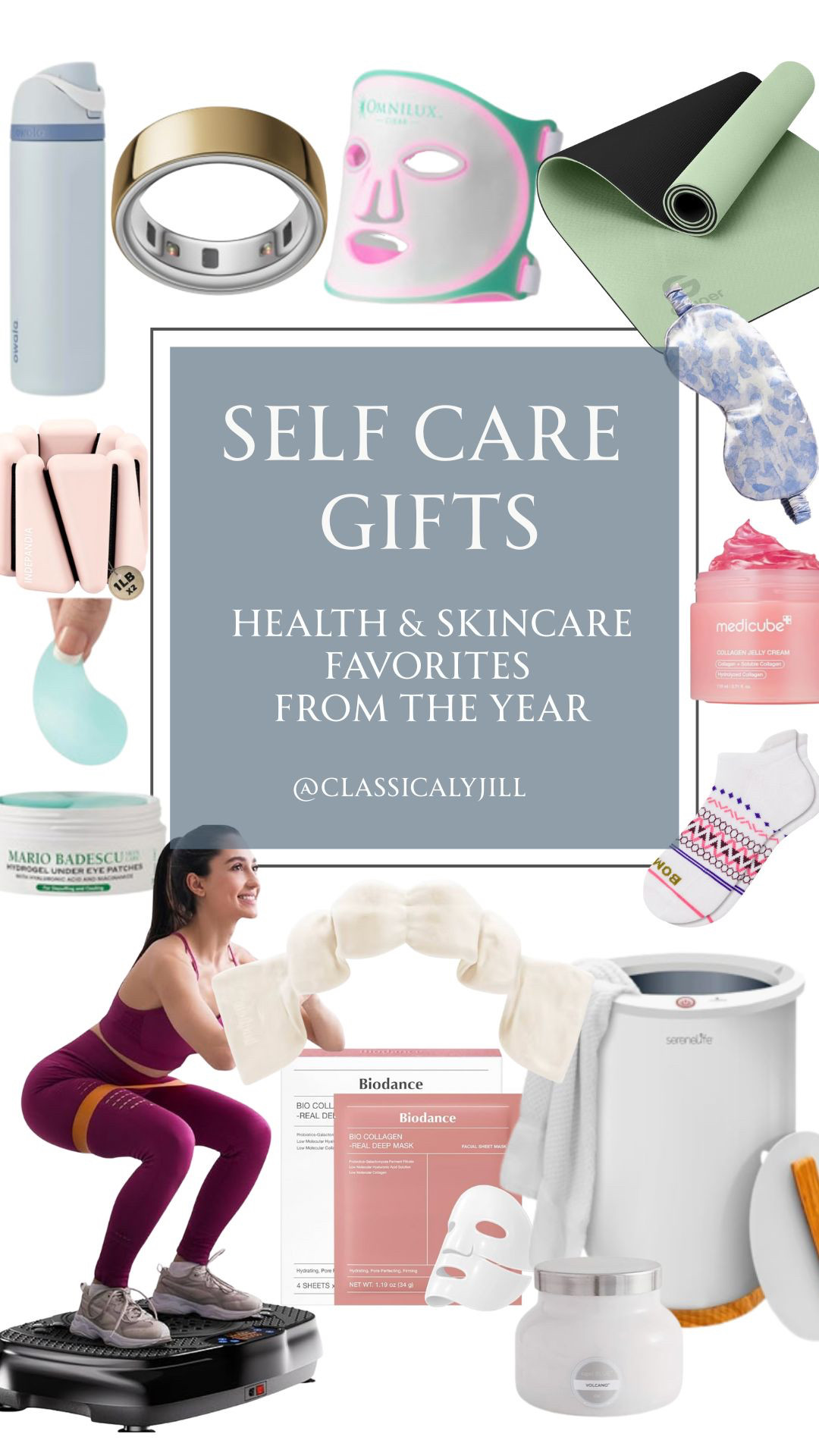 Best self-care gifts for 2025. Own and love almost all of these, especially the Oura ring, vibration plate, weighted vest, red light therapy, Owala bottle, towel warmer, bombs, face masks, and eye masks.  Loads here to pick from and in almost all budgets!  

 

#LTKGiftGuide #LTKdayinmylife #LTKfitnessgoals