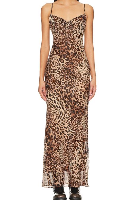 Leopard print maxi dress 

#LTKfindsunder100